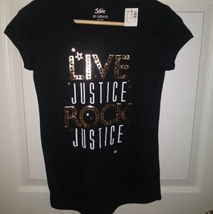 🎸NWT Justice Tee 🎸